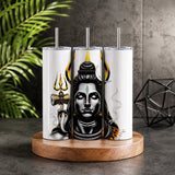 Lord Shiva 20oz Skinny Tumbler – Shiv Ji Hindu Deity Spiritual Drinkware