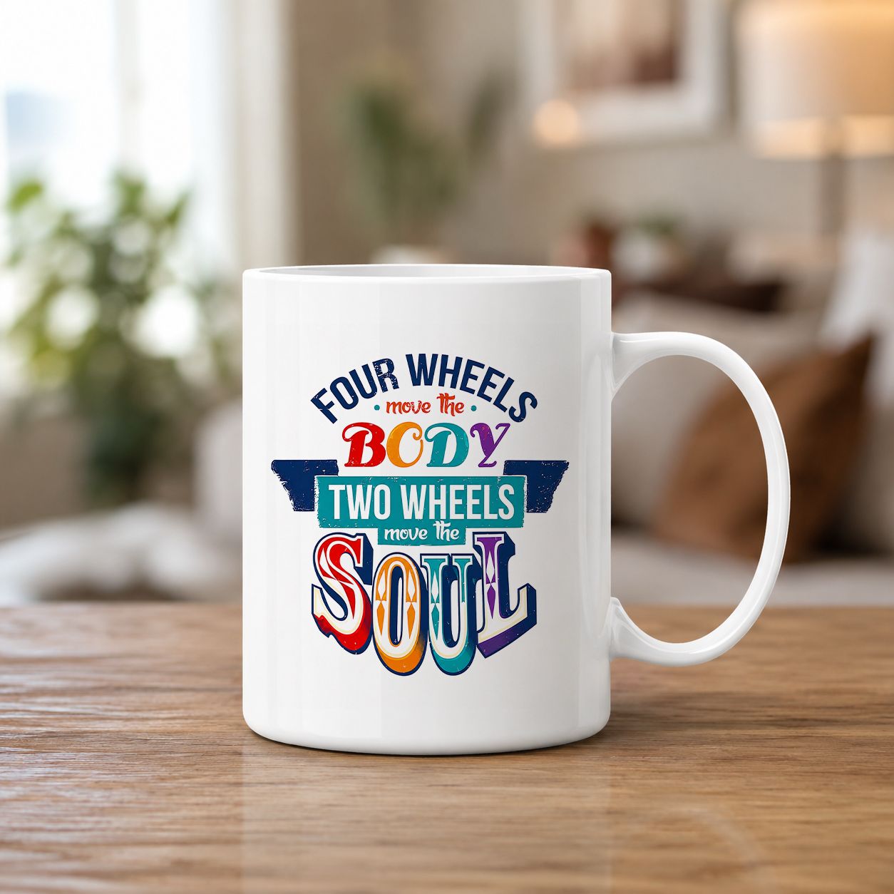 Two Wheels Move the Soul” 20oz Tumbler
