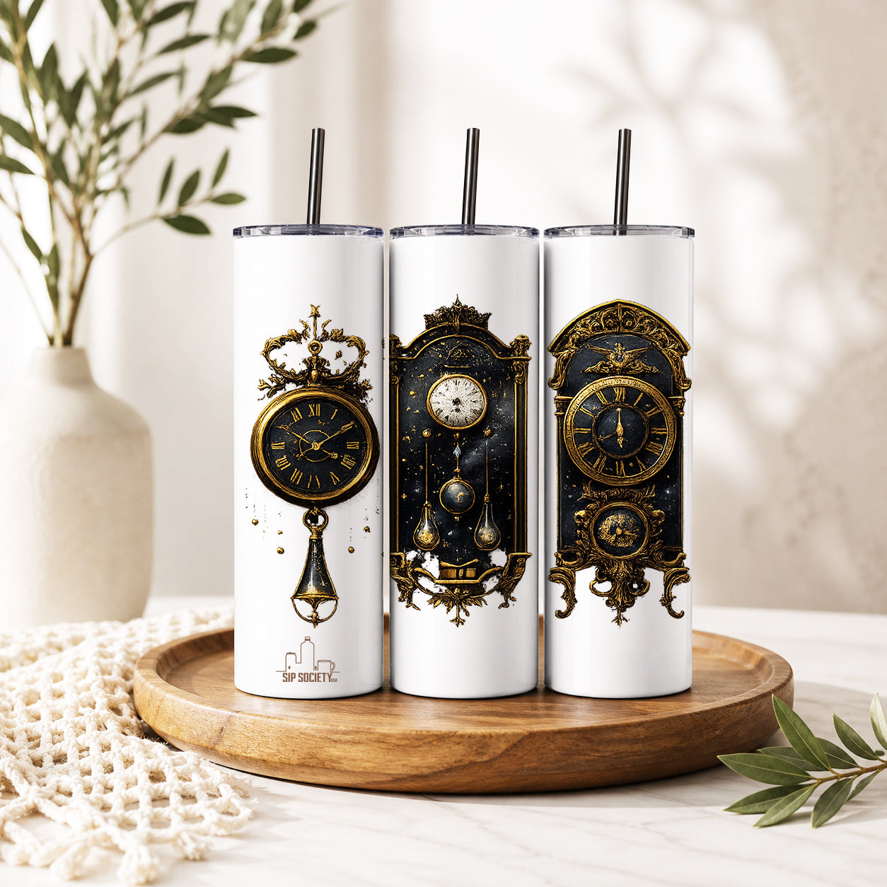 Gothic Clock Tumbler