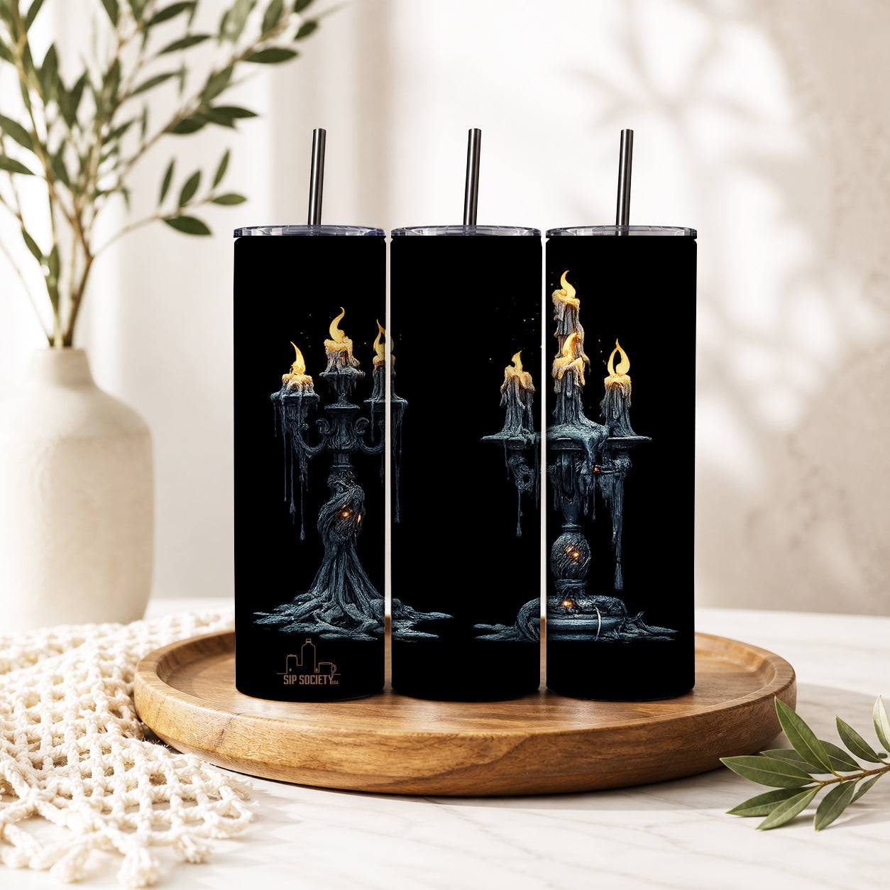 Gothic Candelabra Tumbler