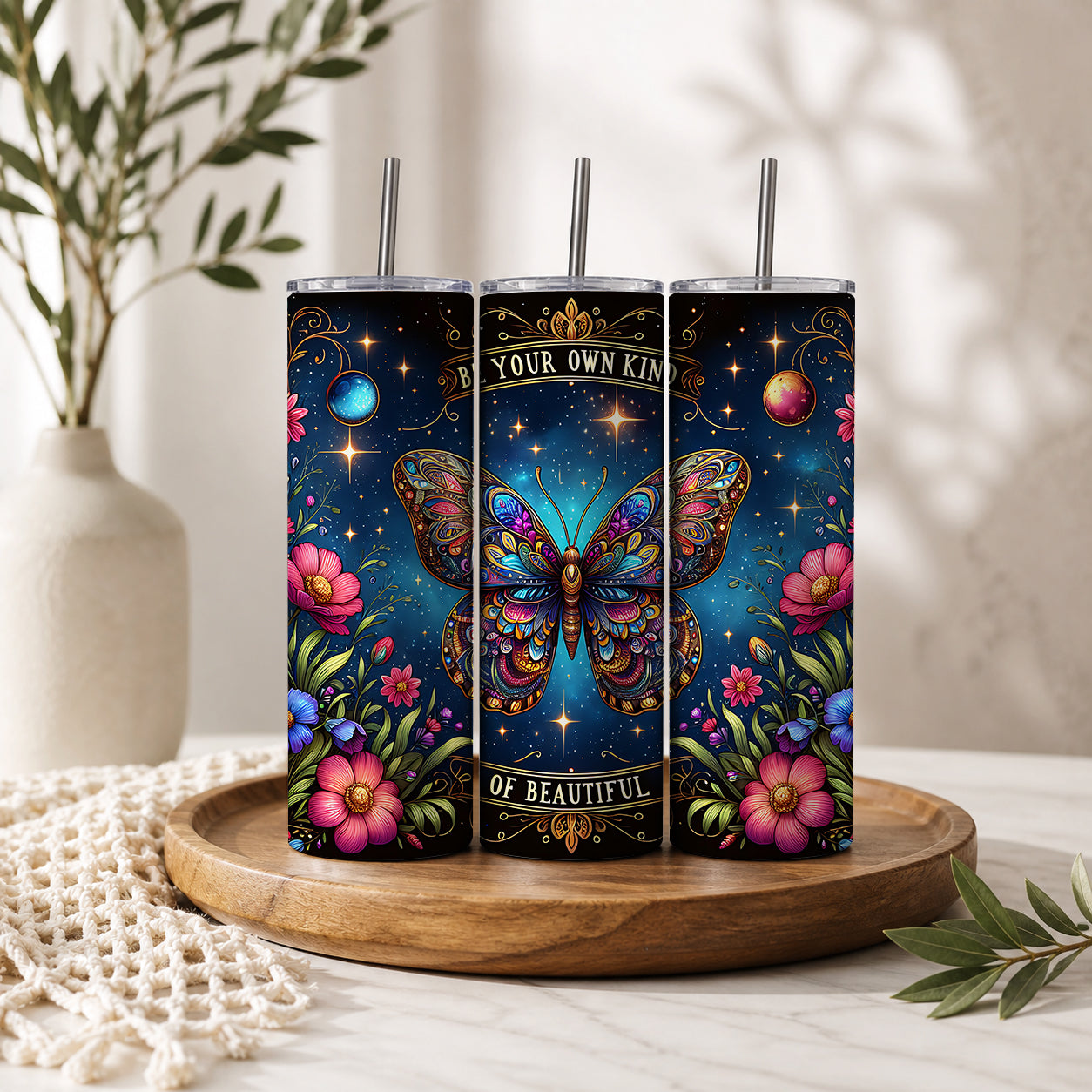 Be Your Own Kind of Beautiful – 20oz Stainless Steel Tumbler