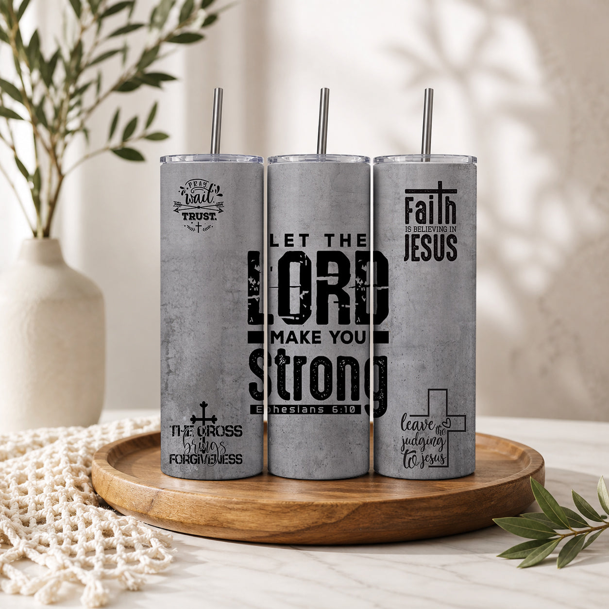 Faith Collection – 20oz Stainless Steel Tumbler