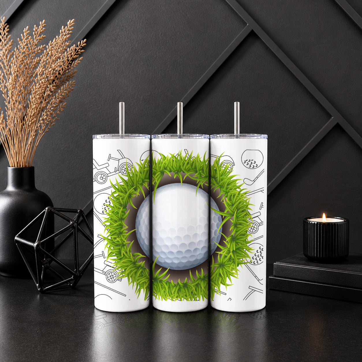 Golf Ball 20oz Hot & Cod Tumbler