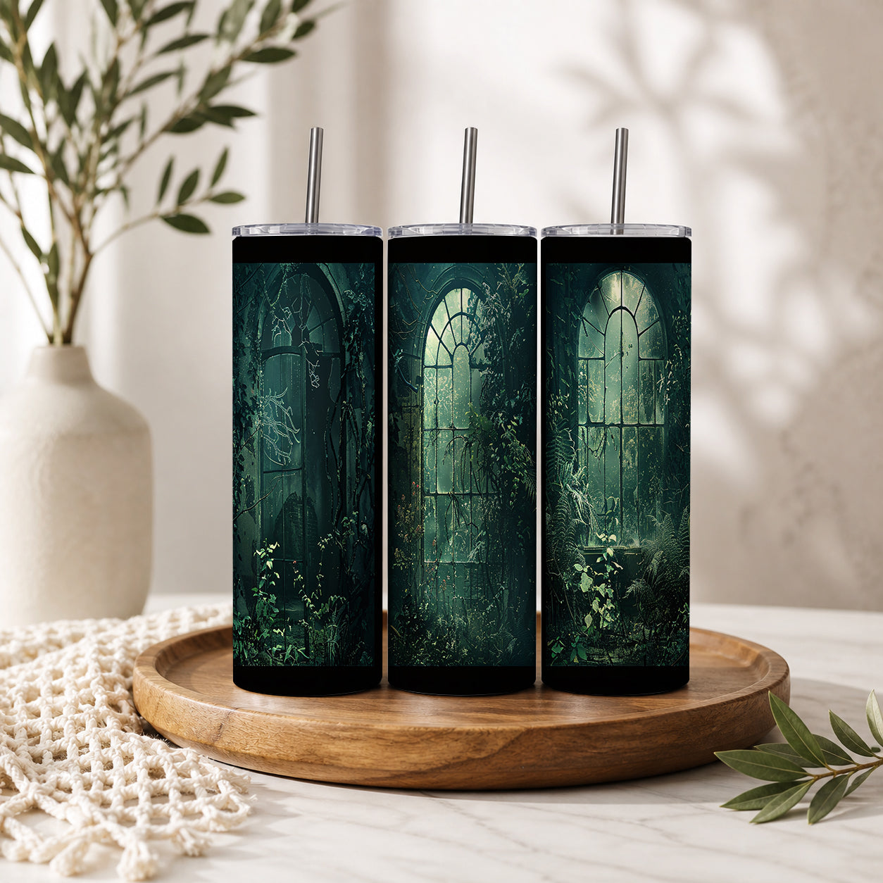 Gothic Enchanted Greenhouse Tumbler